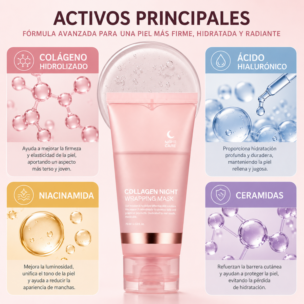 Mascarilla de colágeno-Collagen glow